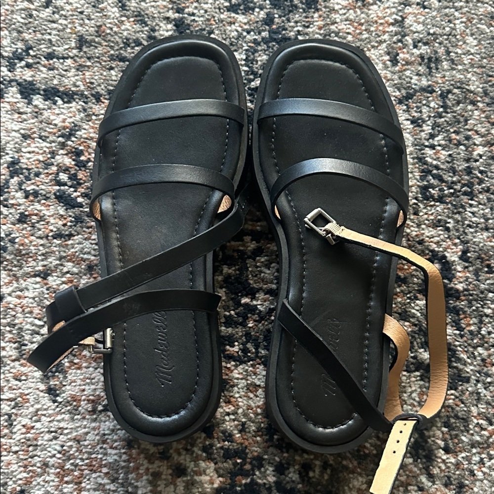 Madewell Birdie Double Strap Platform Sandal